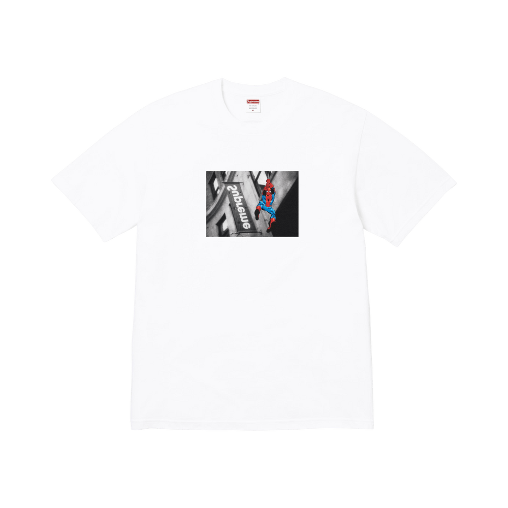 supreme spiderman tee