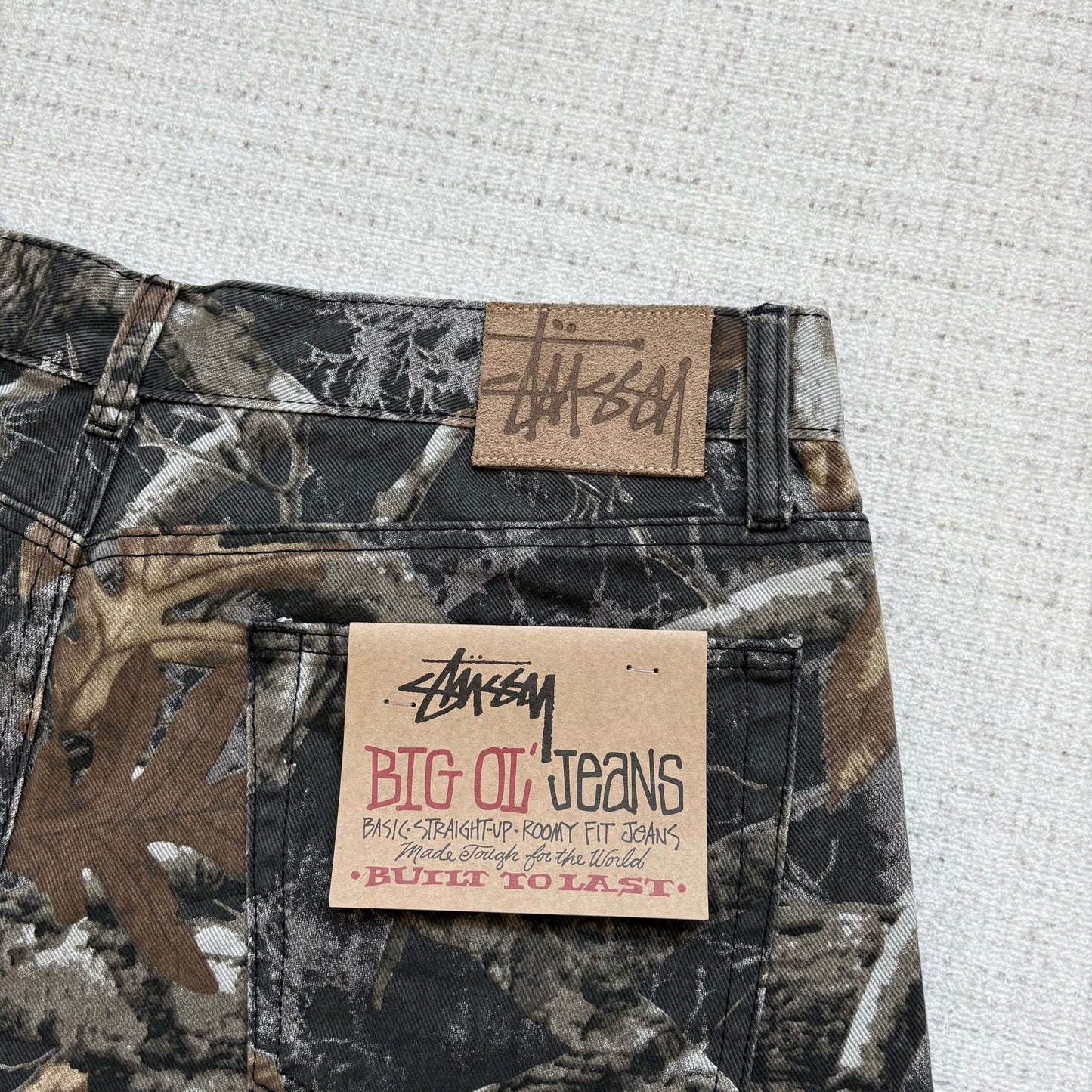 Stussy Denim Shorts Unisex Camouflage
