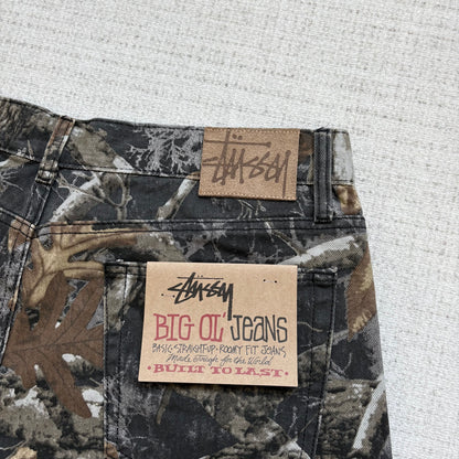 Stussy Denim Shorts Unisex Camouflage