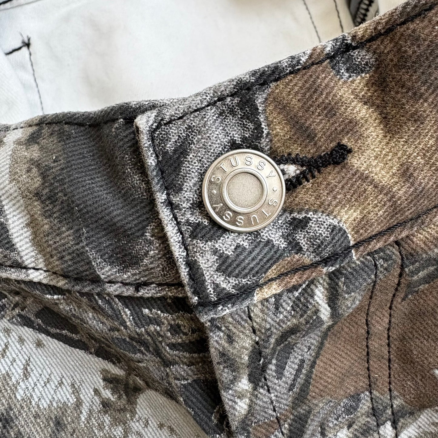 Stussy Denim Shorts Unisex Camouflage