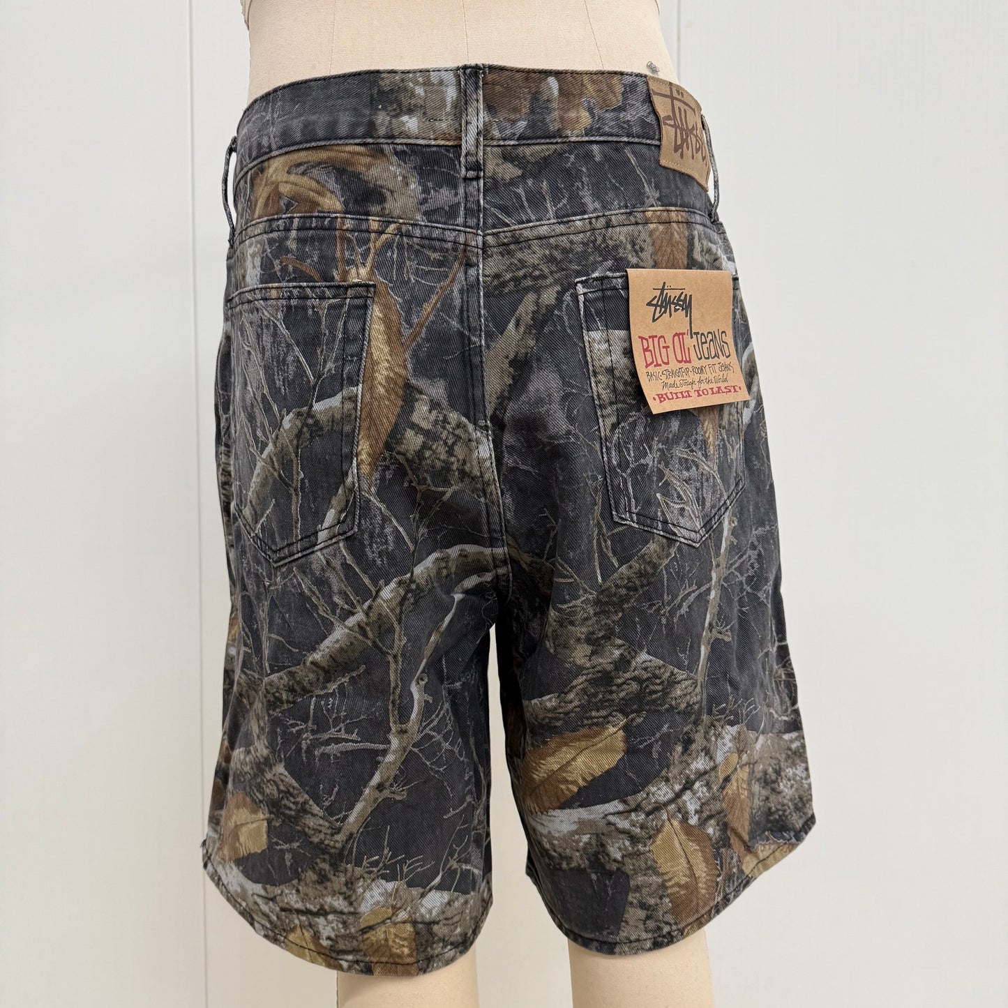 Stussy Denim Shorts Unisex Camouflage
