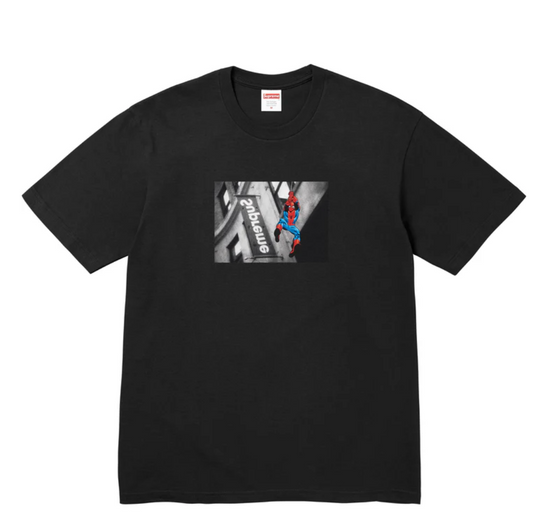 supreme spiderman tee